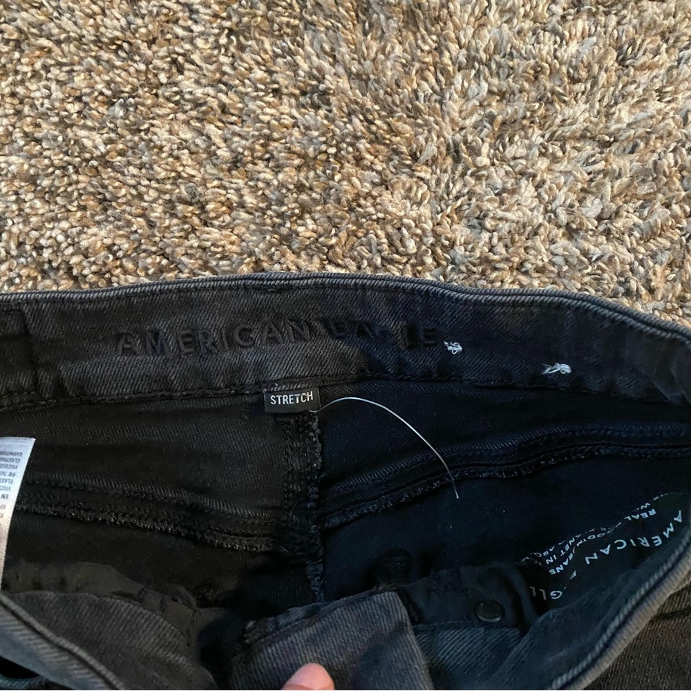NWT AE Black mom jeans - Picture 2 of 8